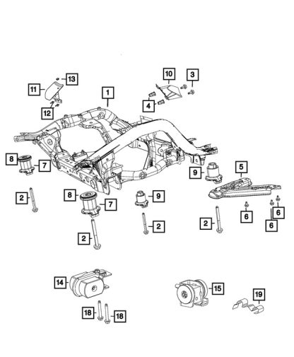 Aislador de cuna - Mopar (52124754AC) - Image 4