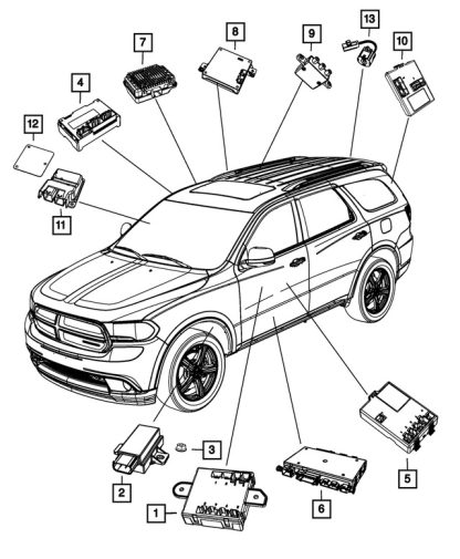 Módulo de Control de Casos de Transferencia - Mopar (68395643AA) - Image 4