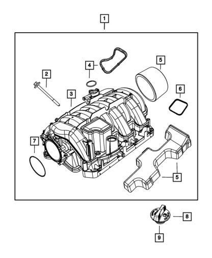 Kit de Manifold de Ingesta - Mopar (68189105AC) - Image 5