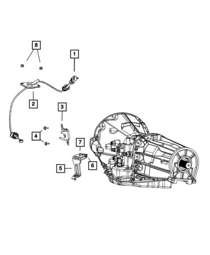 Cable de Control de Cambio de Engranaje - Mopar (52109781AF) - Image 6