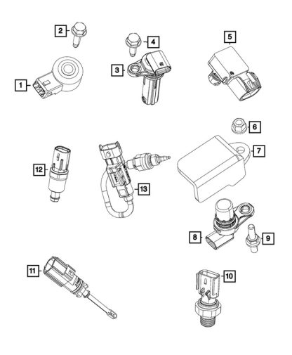 Sensor de árbol de levas - Mopar (68080819AD) - Image 6