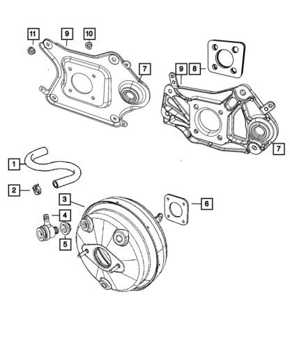 Impulsor de Freno de Potencia - Hidrovac - Mopar (68039279AC) - Image 4