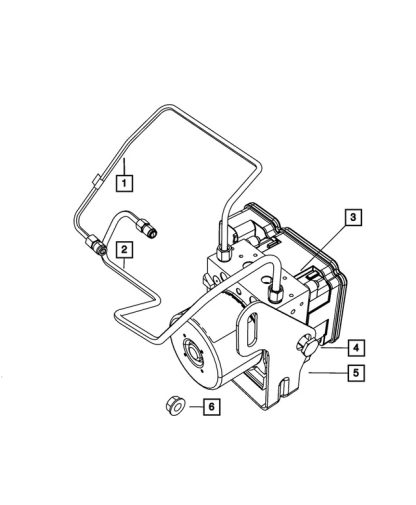 Módulo de Control del ABS - Mopar (68037915AB) - Image 4