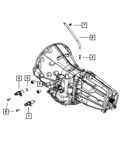 Sensor de Velocidad de Salida de Transmisión - Mopar (52854001AA) - Image 2