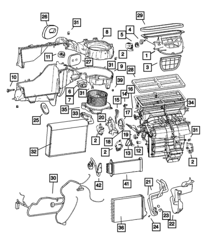 Resistencia Aire Acondicionado Wk - Mopar (68057463AA) - Image 3