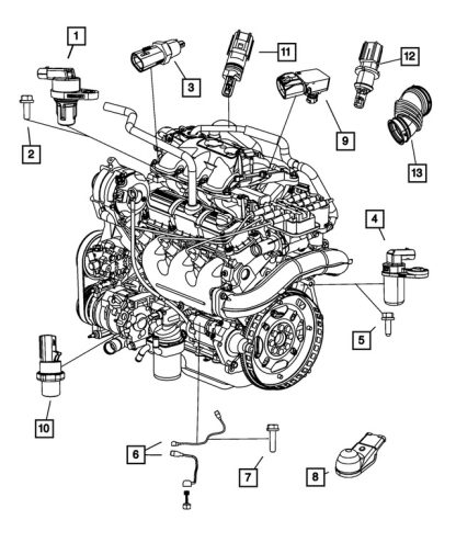 Sensor de mapa - Mopar (68199324AB) - Image 7