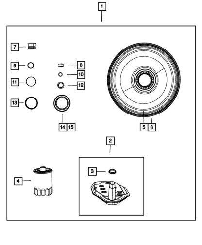 Kit de Filtro de Transmisión - Mopar (5013470AE) - Image 4