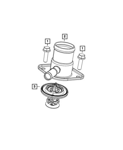 Termostato - Mopar (52028898AJ) - Image 3