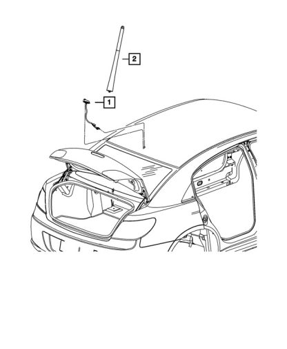 Antena del Sistema de Navegación GPS - Mopar (68297936AA) - Image 4
