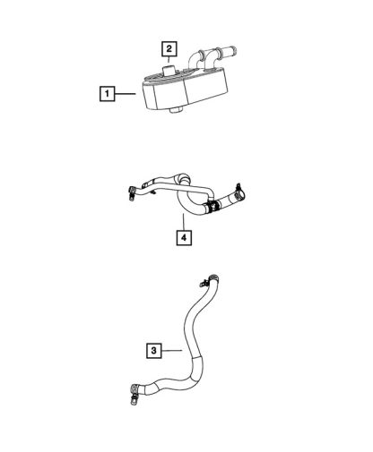 Enfriador de Aceite de Motor - Mopar (4884757AE) - Image 3