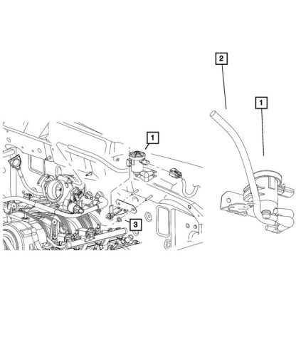 Válvula de Purga Lineal - Mopar (4891731AC) - Image 3