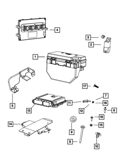 Módulo de control del motor Mopar (5150631AB) - Image 4