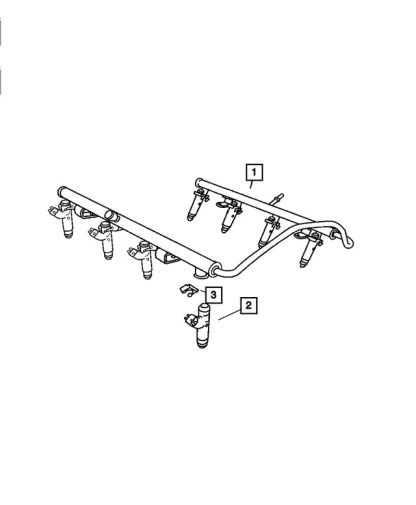 Inyector de combustible - Mopar (53032704AB) - Image 2