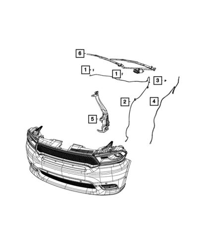 Manguera de Lavadora de Parabrisas - Mopar (68275595AC) - Image 6