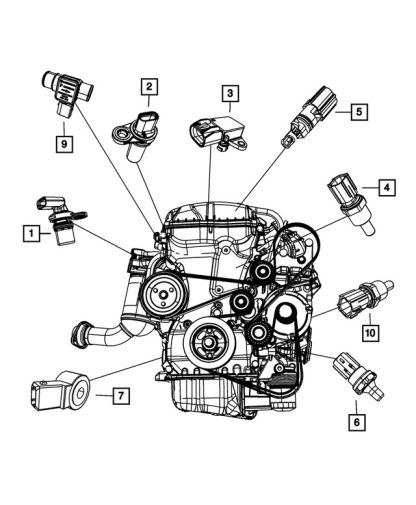 Sensor de temperatura - Mopar (5033314AA) - Image 9