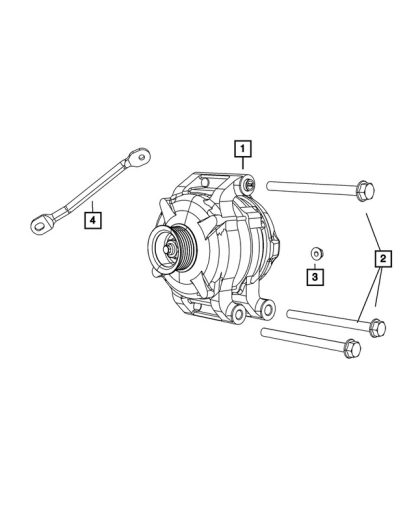 Alternador - Mopar (04801834AB) - Image 2