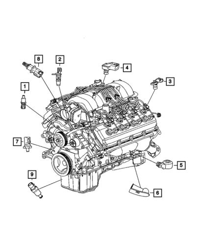 Sensor de árbol de levas - Mopar (5149054AC) - Image 7