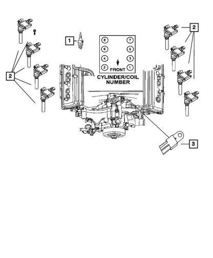Bobina de Ignición de Encendido - Mopar (68238603AA) - Image 10