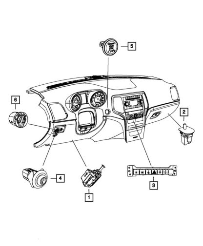 Sensor Pedal De Freno - Mopar (56029454AC) - Image 4