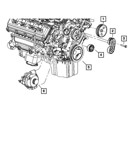 Tensor de correa - Mopar (4861660AA) - Image 8