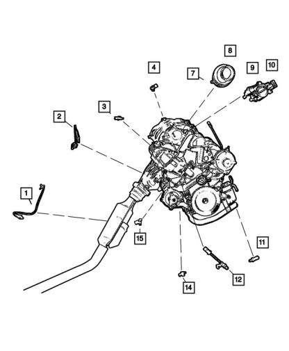 Sensor de Temperatura de Aire de Carga - Mopar (4606487AB) - Image 4