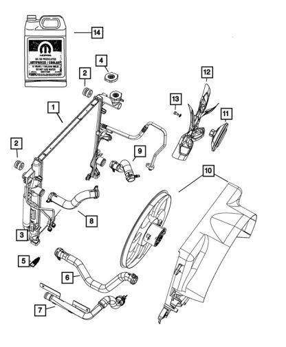 Fan Drive Embrague Viscoso - Mopar (55038106AA) - Image 4