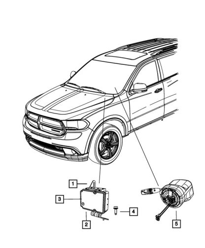 Reloj Air Bags - Mopar(1HE78DX9AO) - Image 3