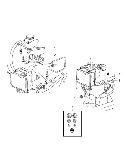 Módulo del sistema de frenos antibloqueo - Mopar (68043465AA) - Image 2