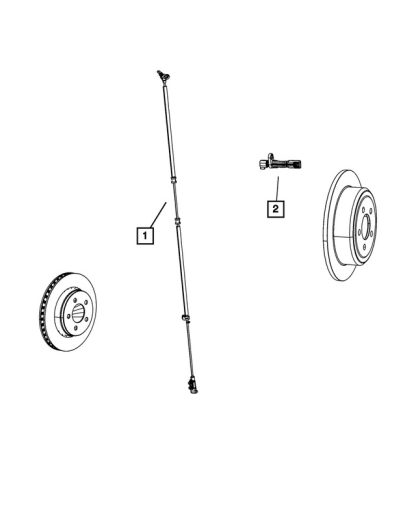 Kit de Sensor de Frenos Antibloqueo - Mopar (68004019AE) - Image 4