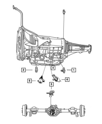 Sensor de Freno Trasero ABS - Mopar (52125003AD) - Image 5