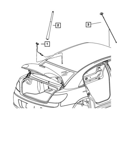 Mástil de antena - Mopar (5064710AA) - Image 7
