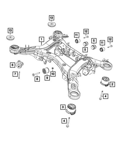 Aislador de Cuna - Mopar (68272300AC) - Image 3