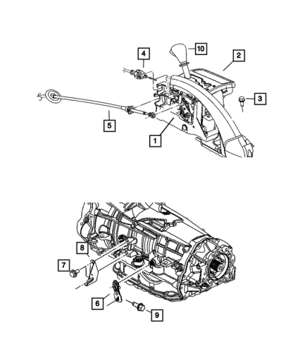 Cable de Control de Cambio de Engranaje - Mopar (52109667AE) - Image 3
