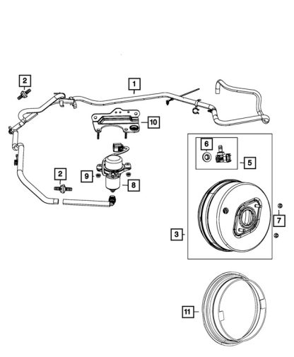 Impulsor de Freno de Potencia - Mopar (4560182AF) - Image 4